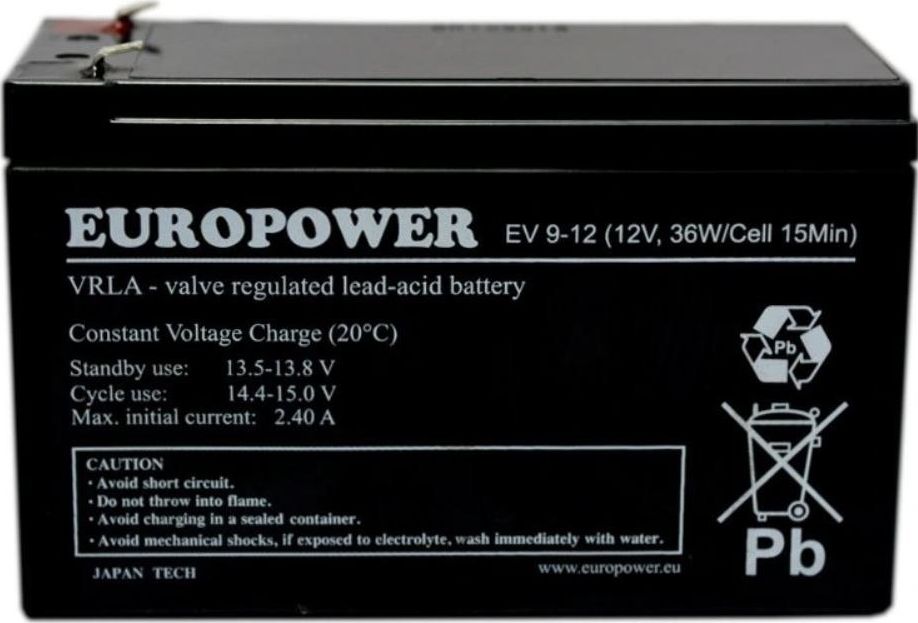Europower Akumulator EV 12V 9Ah
