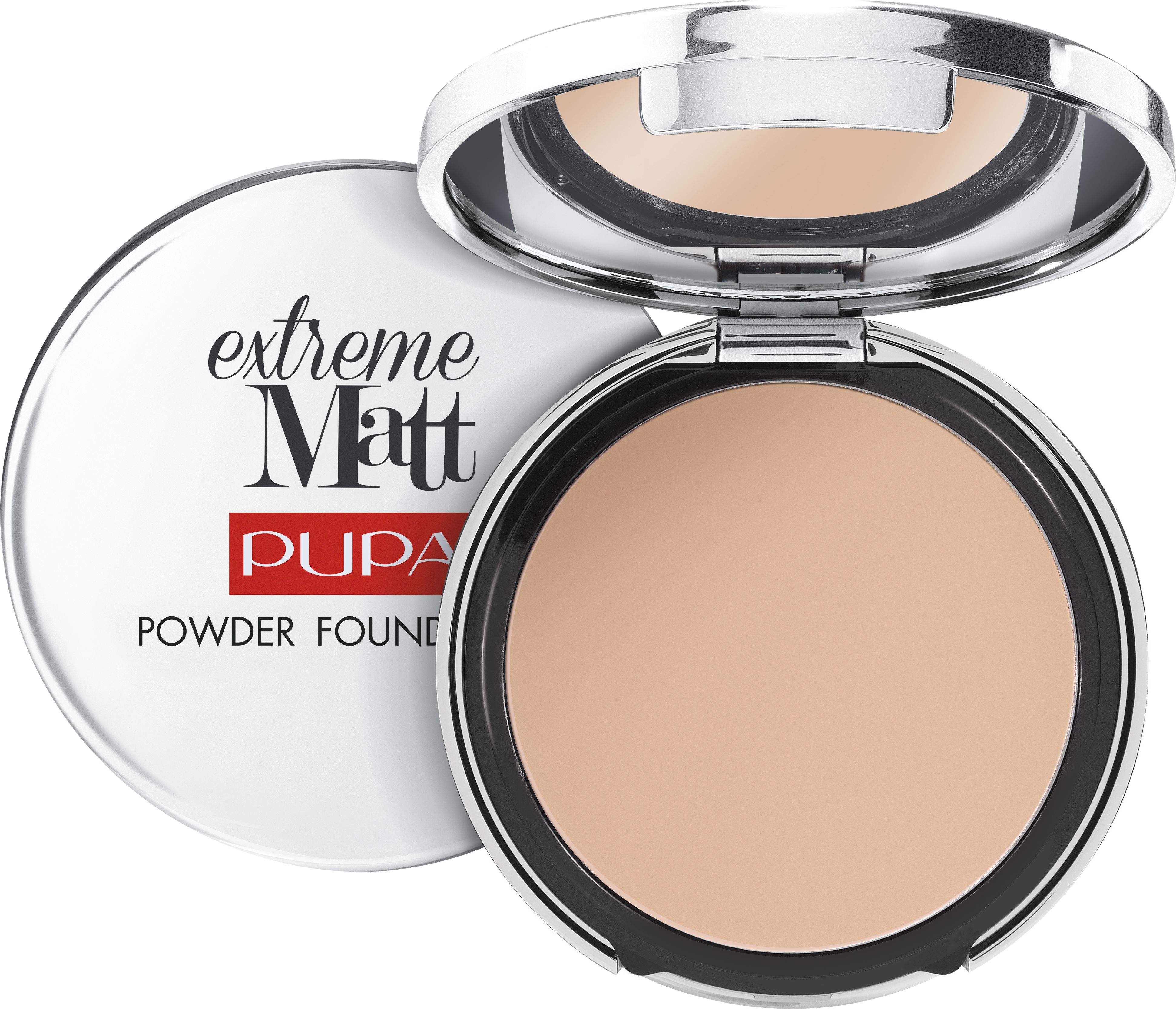 Pupa Extreme Matt Powder Foundation podkład w kompakcie 020 Light Beige 11g