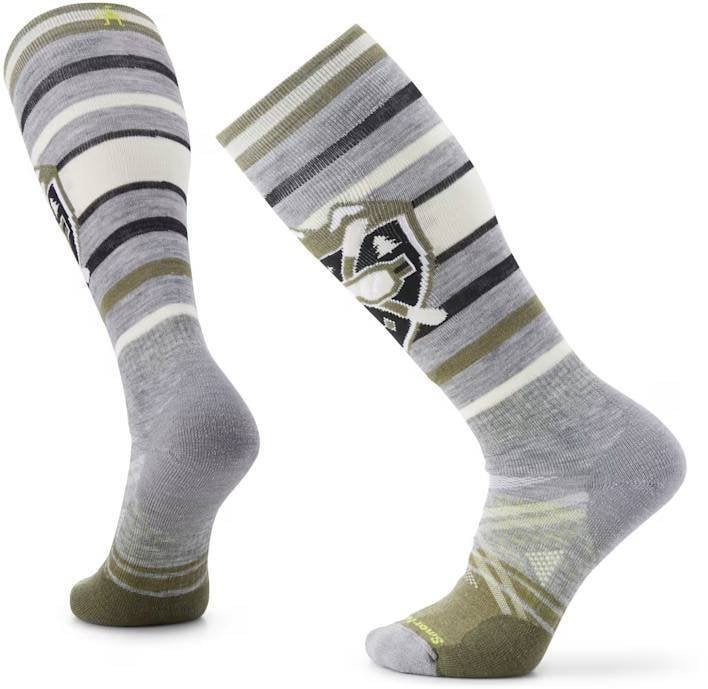 Smartwool U'S Ski Full Cushion Alpine Edge OTC Socks, 039 | light gray, XL