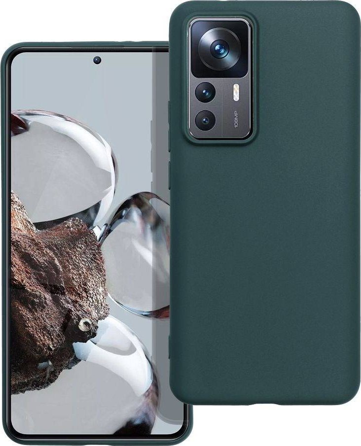 OEM Futerał MATT do XIAOMI 12T / 12T Pro ciemnozielony