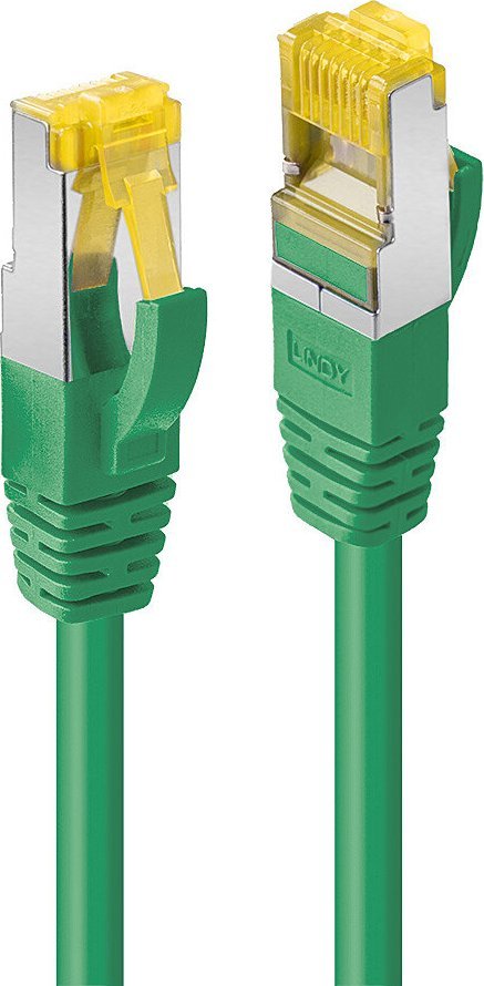 Lindy LINDY Patchkabel Cat6A RJ45 S/FTP Cat7 LSZH Kabel grün 0,3m