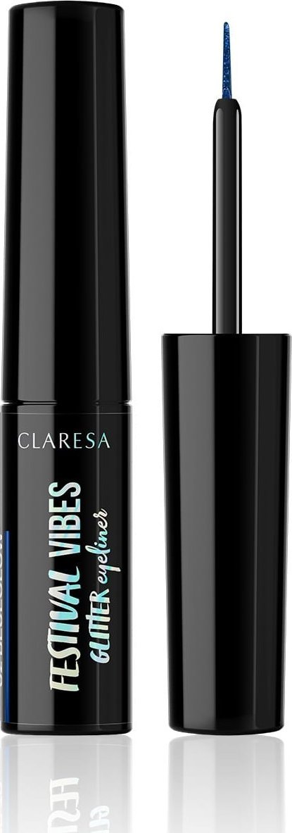 Claresa CLARESA Festival Vibes Eyeliner brokatowy V.02 Blue Glow 4g