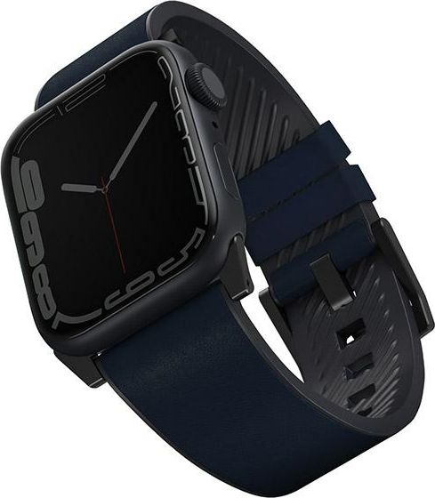 Uniq Pasek UNIQ Straden Apple Watch 4/5/6/7/SE 44/45mm Leather Hybrid Strap niebieski/blue