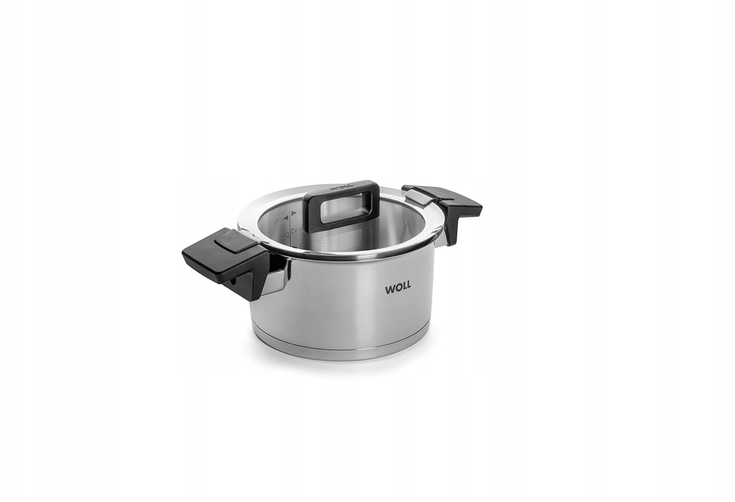 Pot WOLL Concept, steel, with lid, o 18 cm
