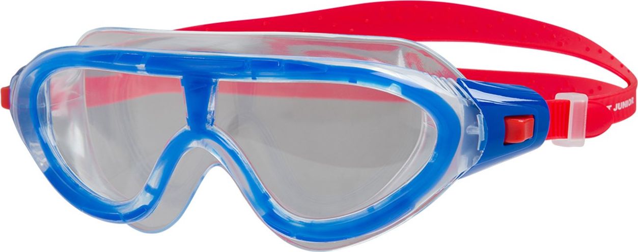 Speedo SPEEDO OKULARY PŁYWACKIE 8-01213C811 BIOFUSE RIFT MASK JUNIOR RED/CLEAR