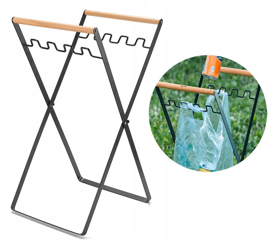UCHWYT NA ŚMIECI Stojak na WOREK CAMPING Grill
