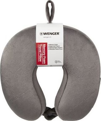 Wenger WENGER Neck Pillow Memory Foam Travel Pillow grey