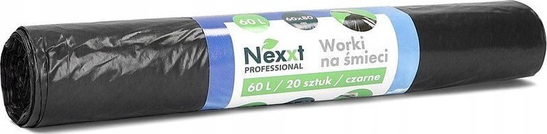 NEXXT Worki na śmieci Nexxt 60L LDPE czarne (20)