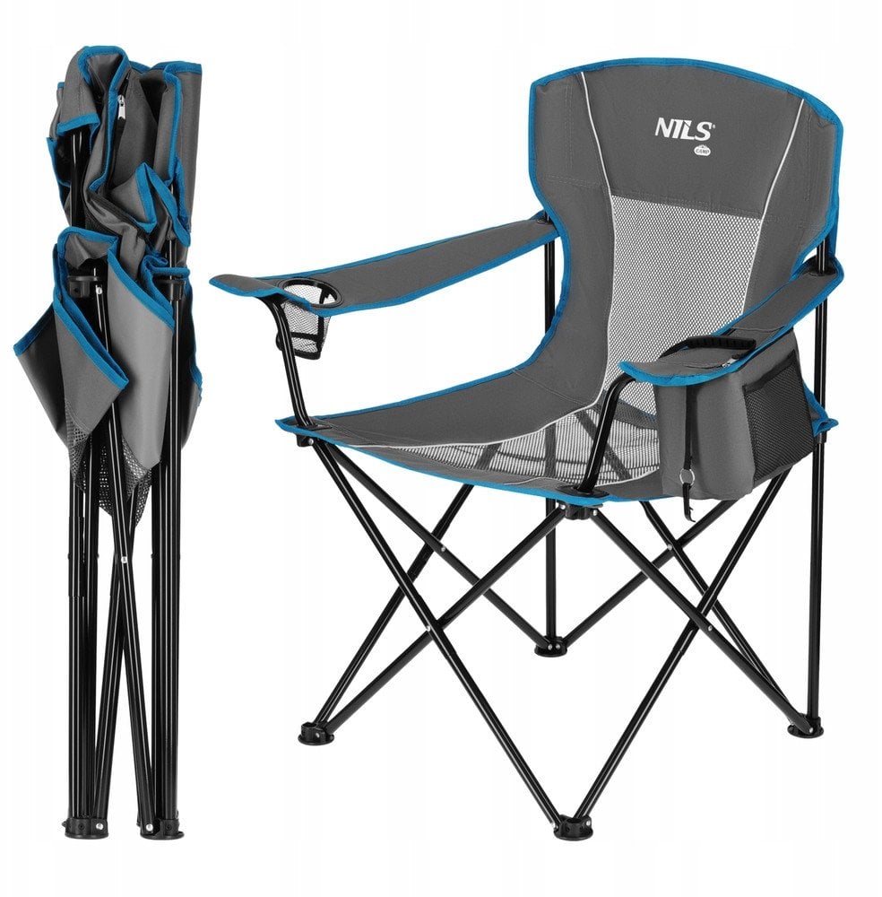 NC3706 KRZESŁO TURYSTYCZNE SZARE NILS CAMP