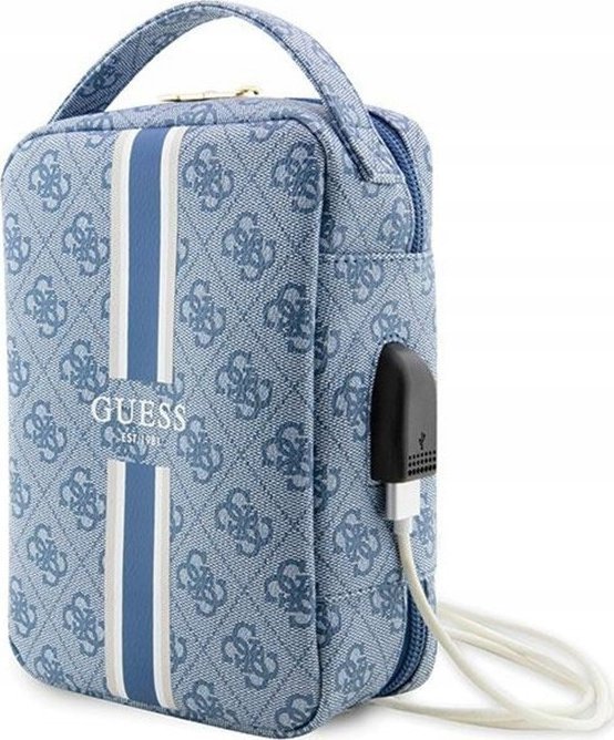 Guess Guess 4G Printed Stripes Travel Universal Bag - Organizer na akcesoria (Niebieski)