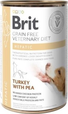 Brit BRIT GF Veterinary Diets Dog Hepatic 400g - karma mokra dla psa