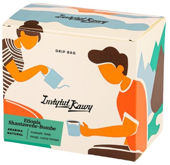 Kawa mielona Instytut Kawy Drip Bag Etiopia Shantawene - Bombe