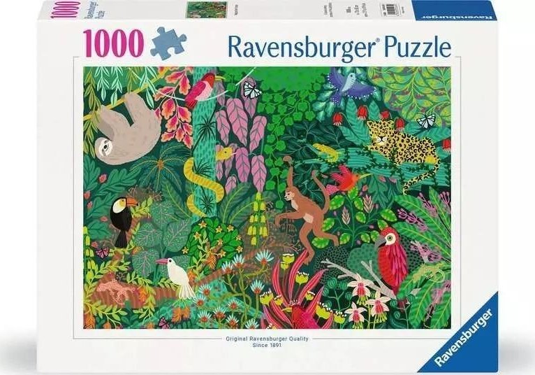 Ravensburger Puzzle Magiczny las deszczowy 1000 elementów