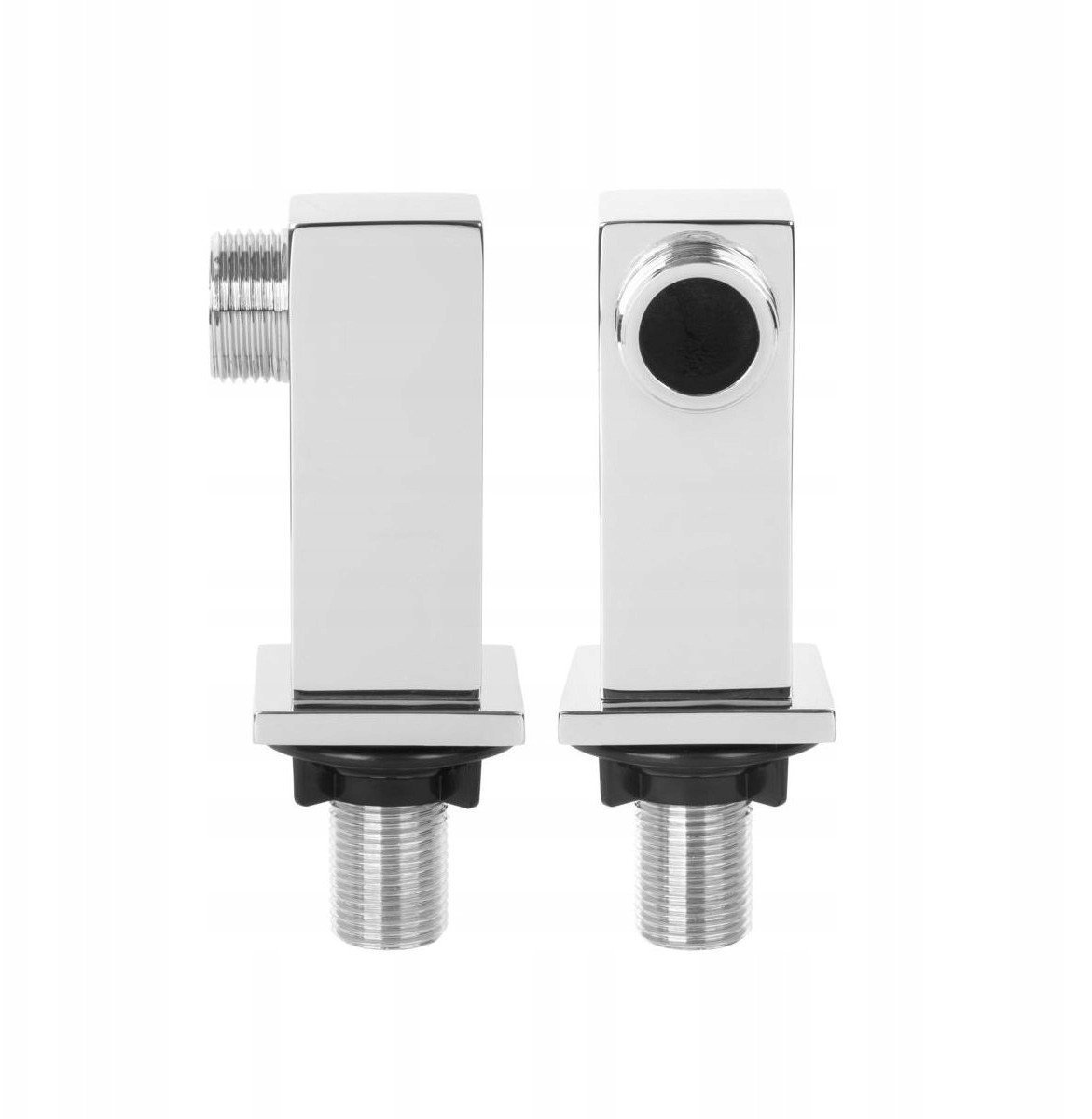 Invena kolanko kwadratowe do baterii wannowej, chrom LA-46-K01-L