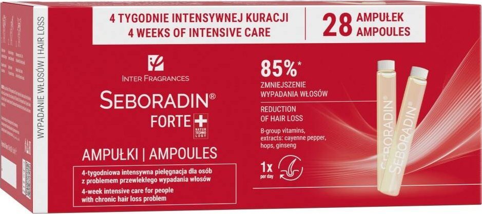 SEBORADIN_Forte ampułki przeciw wypadaniu włosów 28 x 5,5ml