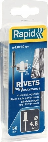Rapid Rivets "Rapid" 4.8 x 10, 50 pcs.