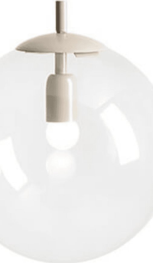 Lampa wisząca Aldex Lampa wisząca Globe 562G17 ball kula szklana beżowa