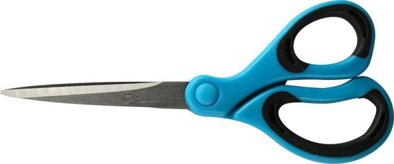 Titanum Nożyczki TITANUM 18, 5cm Soft niebieskie T9606 Titanum