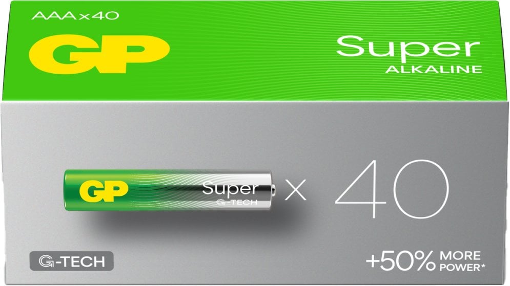 GP 1x40 Super Alkaline 1,5V AAA Micro