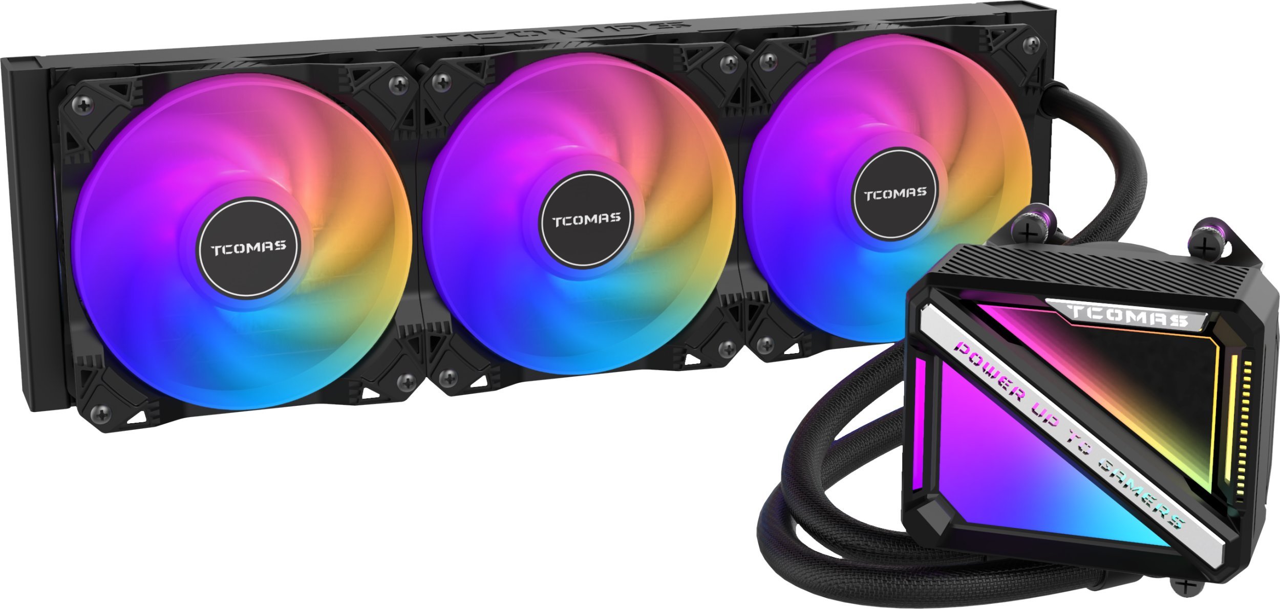 Chłodzenie wodne Tcomas LE200 360 Czarne