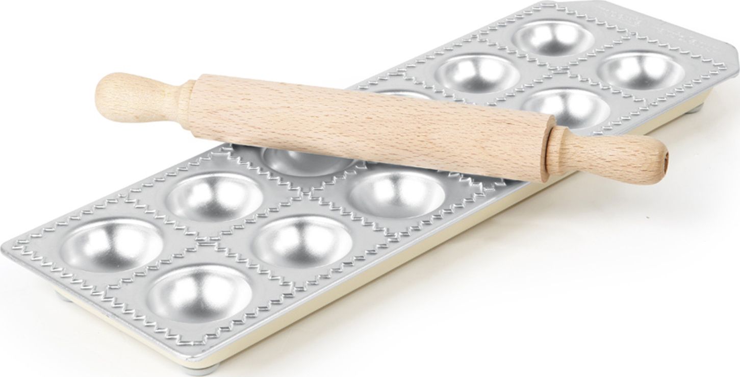 Hendi Foremka z wałkiem do wyrobu okrągłych pierożków Ravioli 12szt - Hendi 975541 Foremka z wałkiem do wyrobu okrągłych pierożków Ravioli 12szt - Hen
