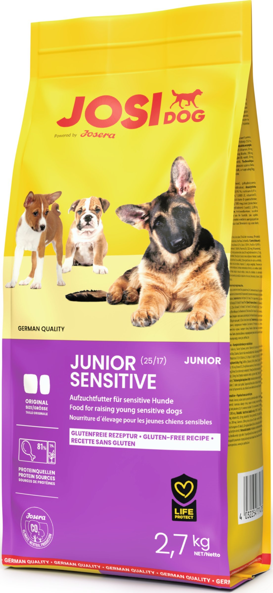 JosiDog Junior Sensitive 2,7kg