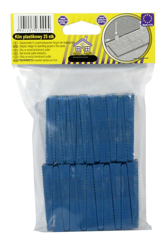 Kliny montażowe do paneli podłogowych opakowanie 25szt.