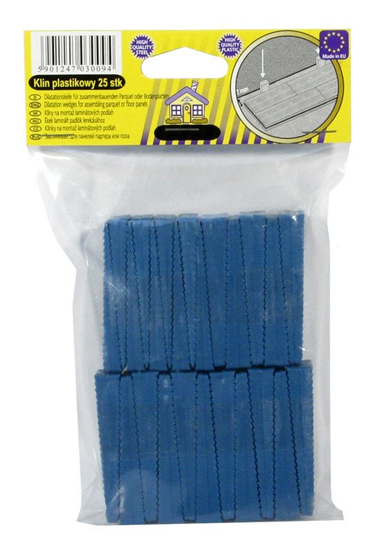 Kliny montażowe do paneli podłogowych opakowanie 25szt.