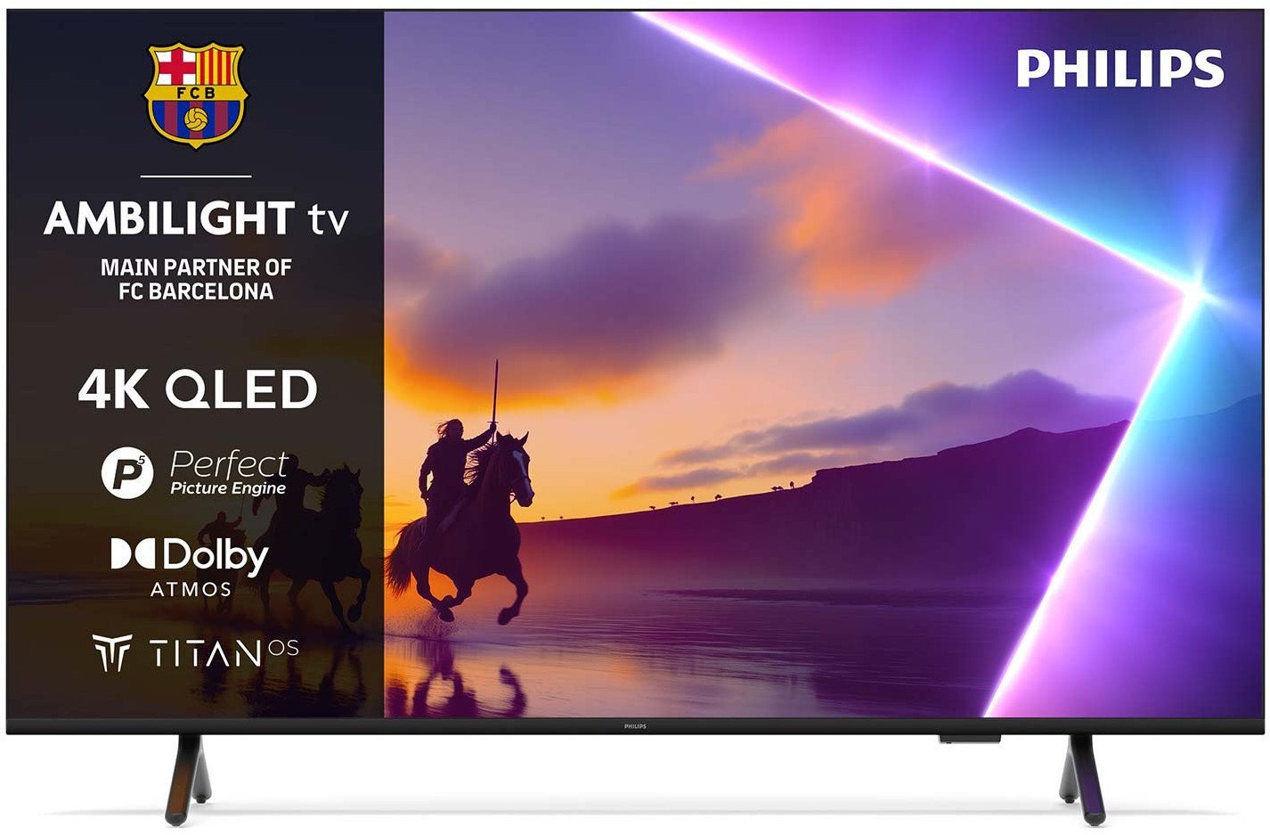 Telewizor Philips 65PUS8510/12 QLED 65'' 4K Ultra HD Titan OS Ambilight