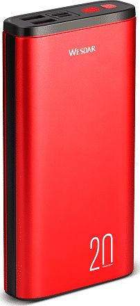 Powerbank Wesdar S59 20000mAh Czerwony