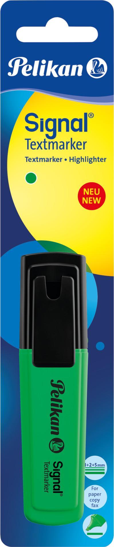 Pelikan ZAKREŚLACZ PELIKAN SIGNAL 496 ZIELONY BLISTER