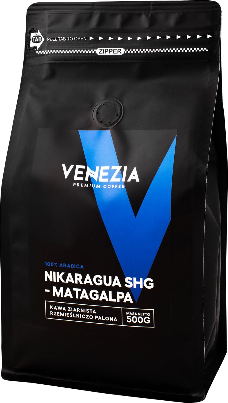 Kawa ziarnista Venezia Nikaragua SHG Matagalpa 500 g
