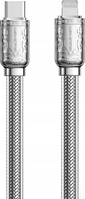 Kabel USB Wekome USB-C - Lightning 1 m Srebrny (WK-WDC-178)