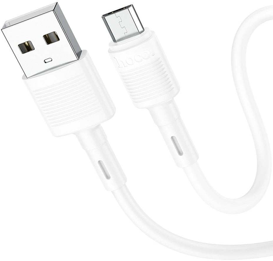 Kabel USB Hoco USB-A - USB-C 1 m Biały