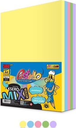 Kreska Papier ksero A4 80g mix kolorów 500 arkuszy