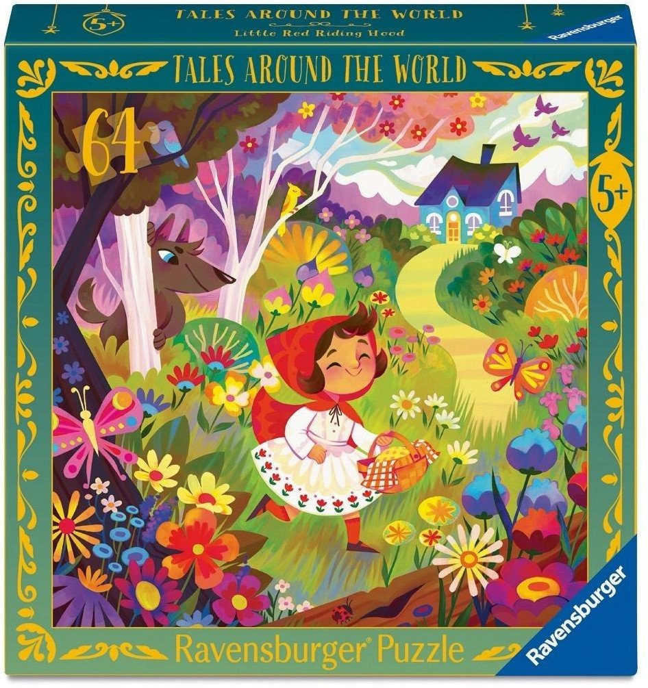 Puzzle dla dzieci: Czerwony Kapturek 64el