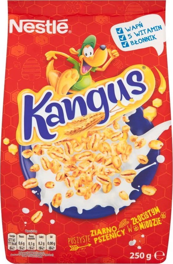 Nestl PŁATKI ŚNIADANIOWE KANGUS 250g NESTLE