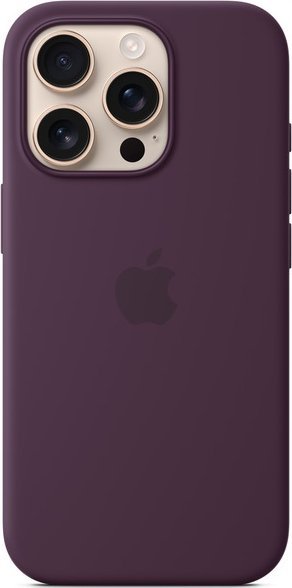 Apple Apple iPhone 16 Pro Silikoninis dėklas with MagSafe - Plum