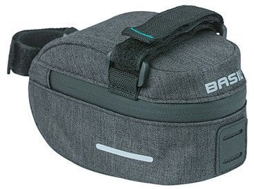 Torebka podsiodłowa BASIL DISCOVERY 365D FRAME BAG S 0.5L, mocowanie na paski, wodoodporna black melee (NEW 2024)