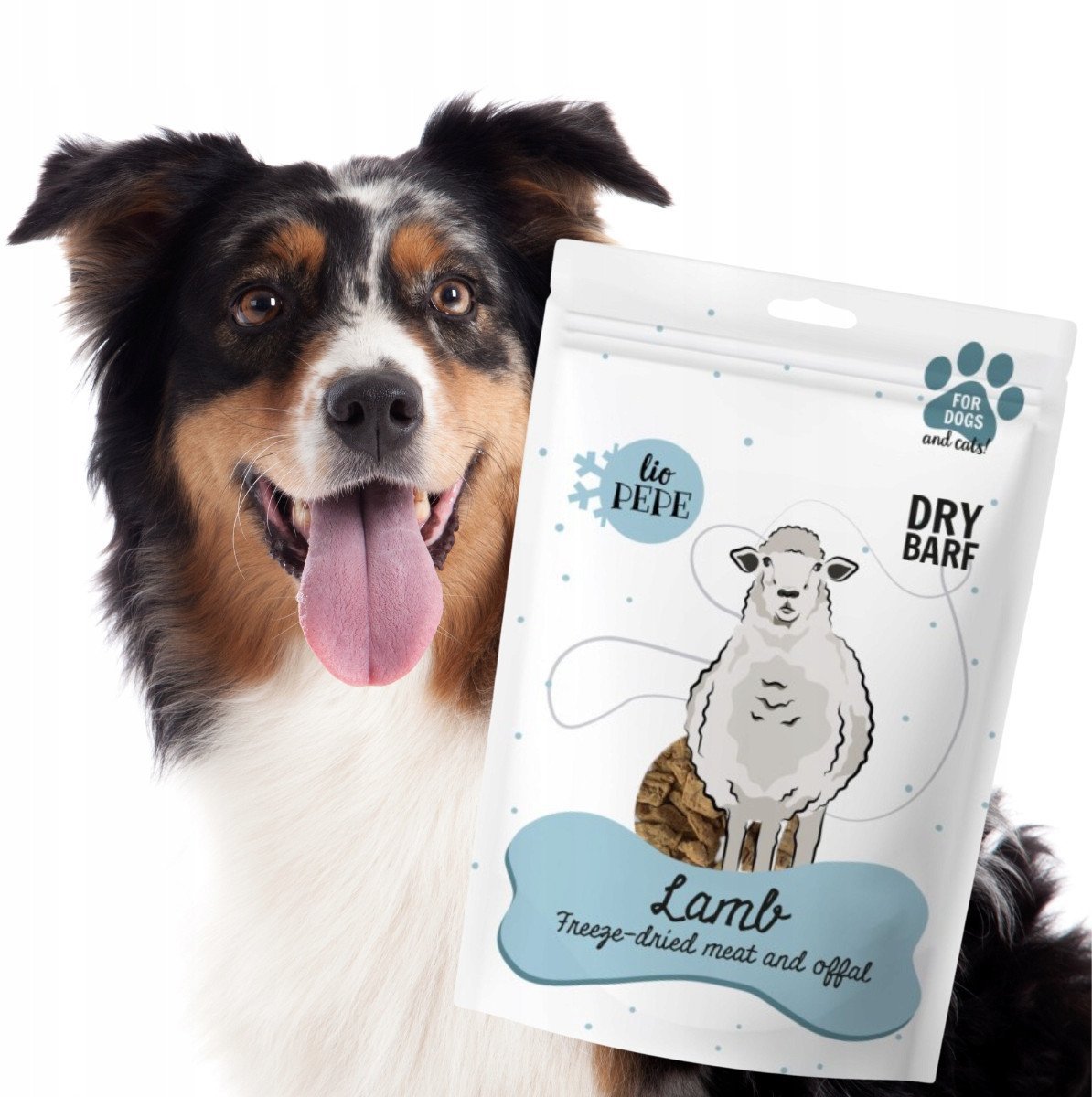 Paka Zwierzaka Lio Pepe Przysmak Lamb (jagnięce płuco) XL 90g