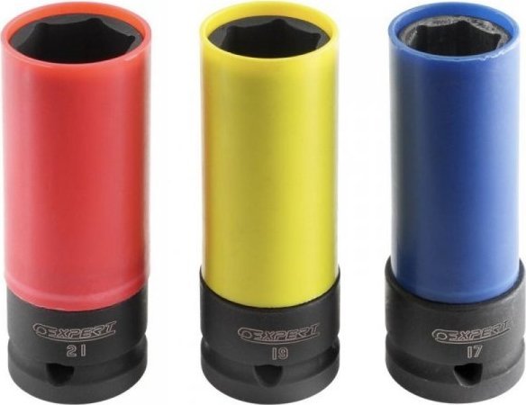 Facom ZESTAW NASADEK DŁUGICH 1/2'' DO FELG ALUMINIWYCH, 3CZ, (1 KPL)