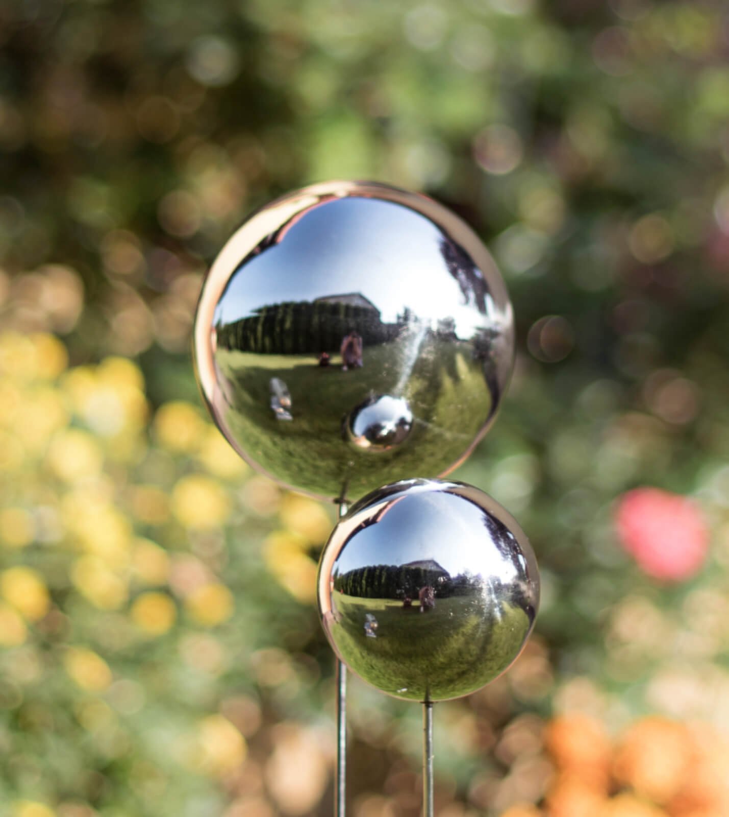 Direct Home and Garden Kula dekoracyjna srebrna S