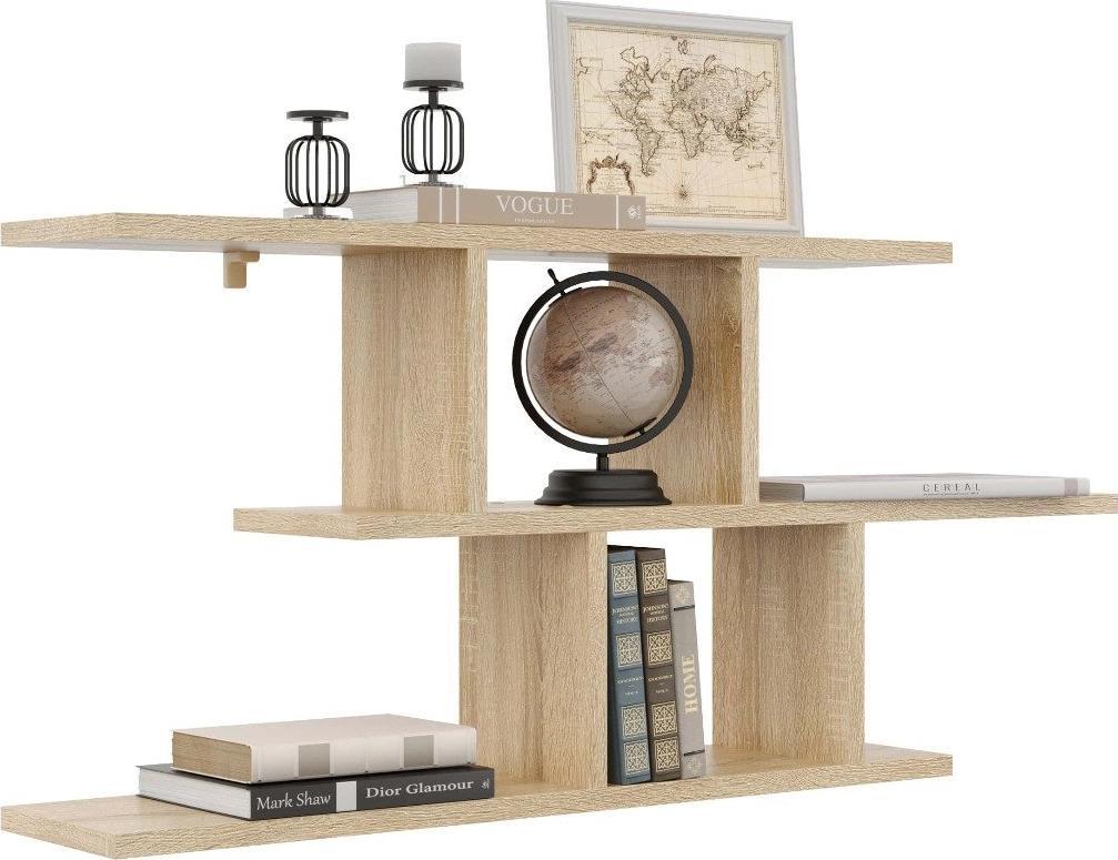 KROKUS Półka ALESIA 8 dąb sonoma