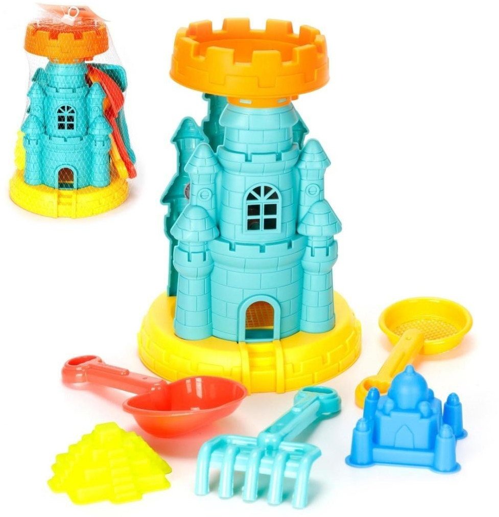 Zestaw do piasku młynek zamek 6el