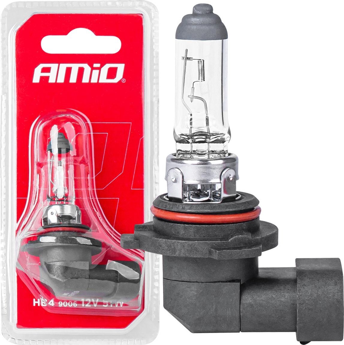 AMiO Żarówka halogenowa hb4 9006 12v 51w 1szt. blister amio-03367