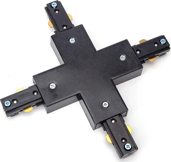 Aigostar Złączka Trójprzewodowa X Typ Szyna czarna Trójprzewodowa X Typ Szyna czarna