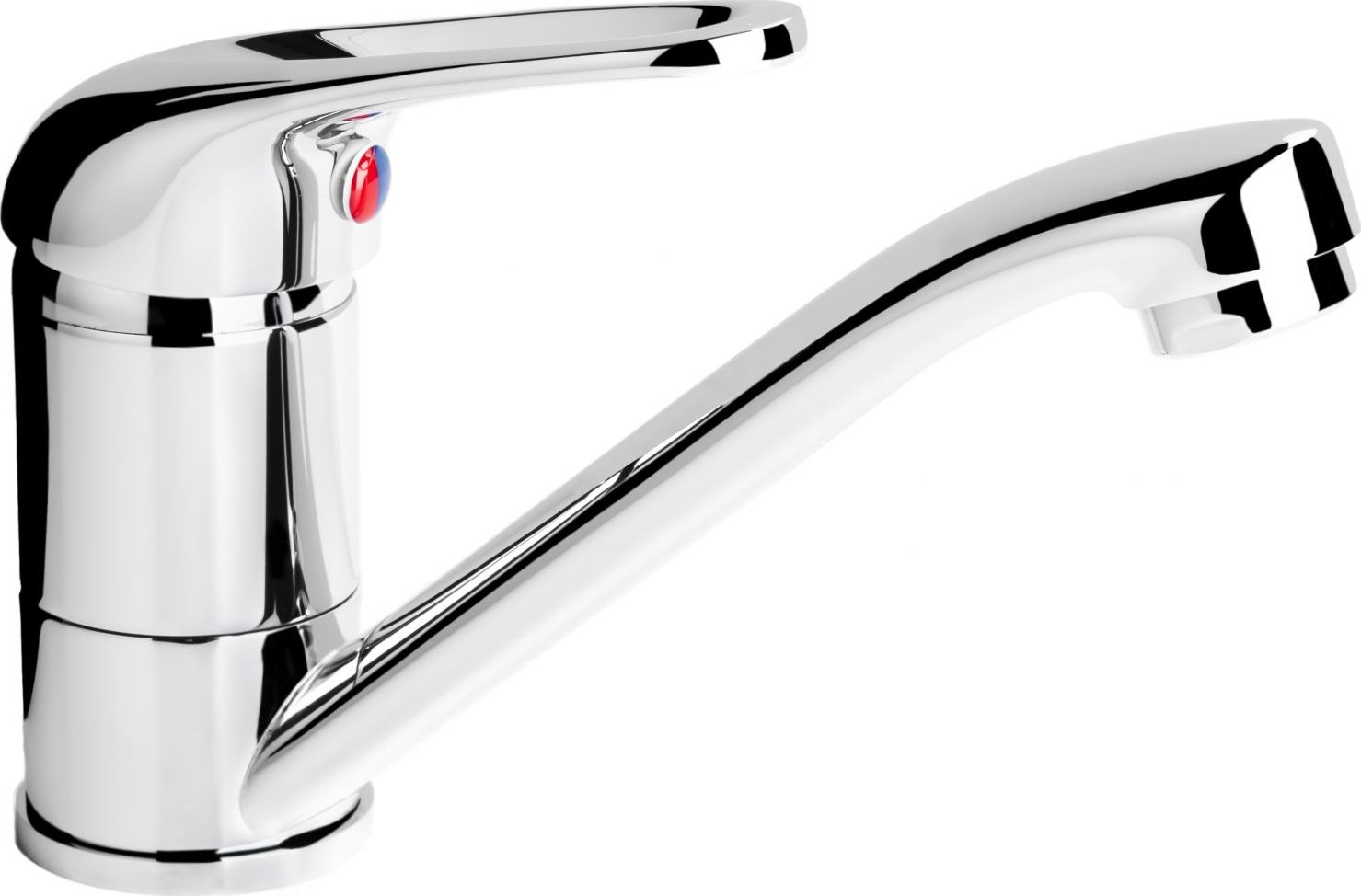 Bateria umywalkowa Deante Funkia stojąca chrom (BYU_026M)