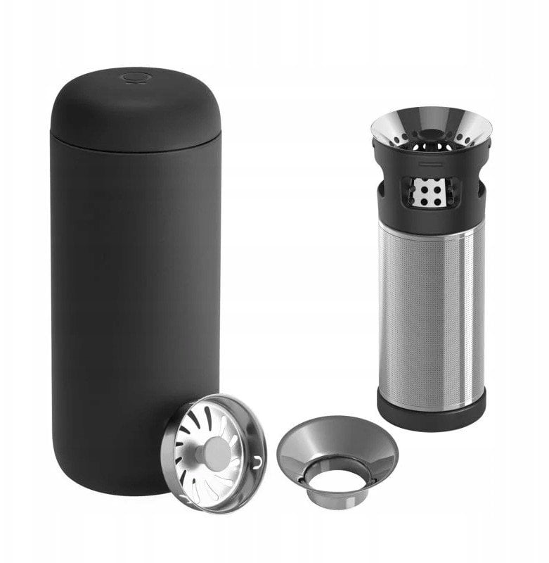 Fellow - Carter Infuser Set - Kubek Carter Move Mug Czarny 473 ml + Zaparzacz Carter Infuser