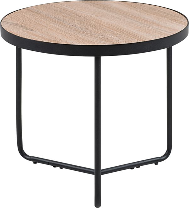 Beliani Stolik kawowy mały jasne drewno MELODY