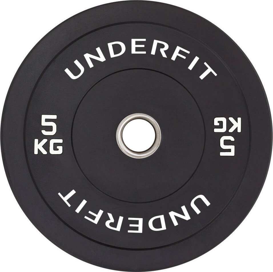 UnderFit Obciążenie olimpijskie bumper Black UNDERFIT 5 kg